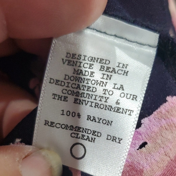 Flynn Skye Pink and Blue Off the Shoulder Maxi Sundress - Picture 7 of 9